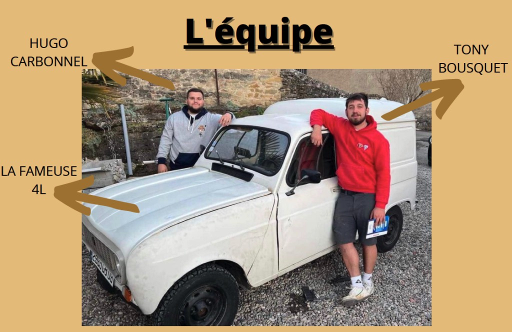 Retrouvez l’interview de deux jeunes : Hugo et Tony en route pour le Trophy 4L :