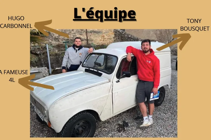 Retrouvez l’interview de deux jeunes : Hugo et Tony en route pour le Trophy 4L :