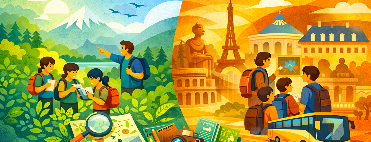 Classes de découvertes et voyages scolaires : quelles différences ?